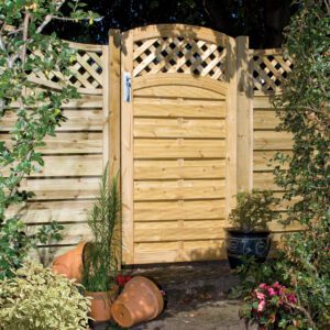 Gate | Euro Elite Oasis | 1800mm x 900mm | The gate features a fully Mortise and Tenon jointed frame which provides the ultimate security against high winds.
