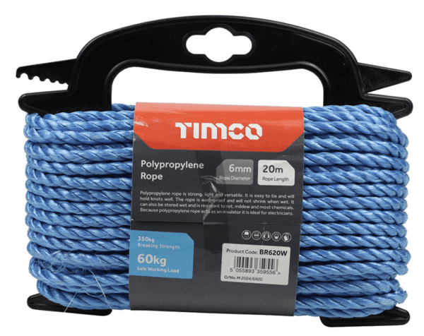 Polypropelene Rope M x mm Blue