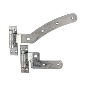 Curved Rail Hinge Set | 300MM | Right | Curved rail hinge sets are ideal for flush mounted fully framed gates with a curved top ledge.