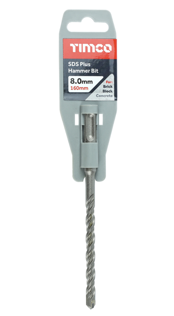 SDS PLUS Hammer Bit 8mm x 160mm