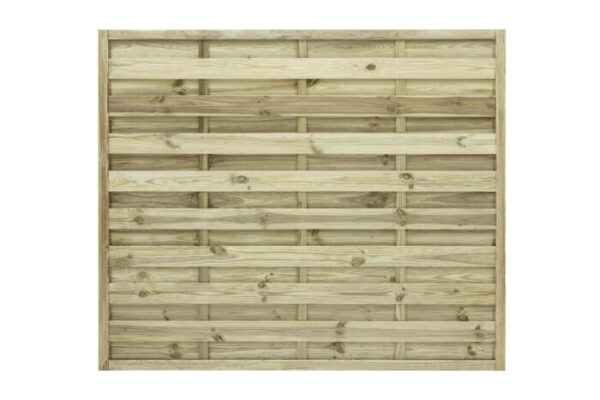 6FT x 5FT | Euro Elite Milano Panel | Offers a simple design with high levels of privacy, pressure treated green providing protection & appearance retention.