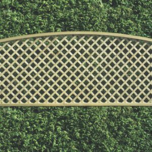 Convex Diamond Trellis | 6FT x 2FT | Part of the Decorative trellis range this convex trellis is ideal for fitting to the top of fencing panels or walling.