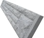 Concrete Gravel Board | 6FT x 6" ROCK FACED This is a wet cast and steel reinforced concrete gravel board.