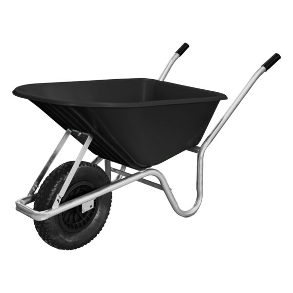 General Purpose Wheelbarrow | 110 Litre  - Black, Assembled