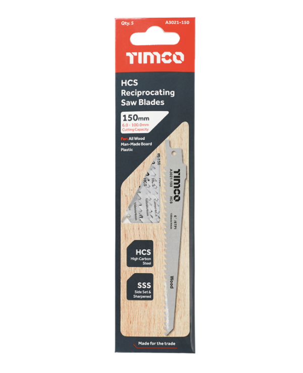 Reciprocating Saw Blades | 150mm