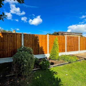 6FT x 5FT6" | Superior Heavy Duty Closeboard Fence Panel | Brown | 42.00KG