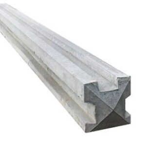 10FT Concrete 3Way Fence Post | Wet Cast, Reinforced