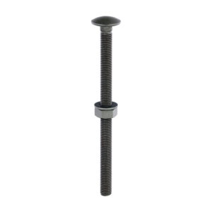 Carriage Bolts Hex Nuts & Form A Washers - Dome - Exterior - Green | M10 x 150 (Bag 10)