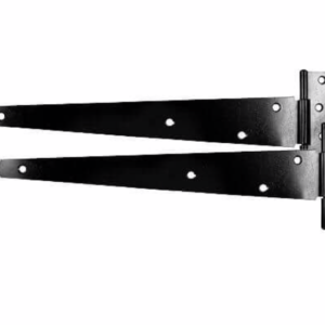 Medium Tee Hinges | 12" | Black - Ideal for medium weight regular use gates, shed and also garage doors in domestic applications.