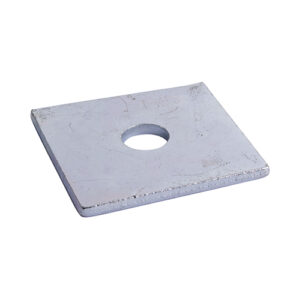 Square Plate Washers | Zinc | M12 x 50 x 50 x 3 | Provides a large clamping surface and therefore spreading the load of a fastening.
