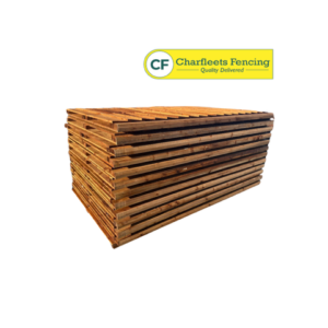 TRADE PACK of 20 | 6FT x 3FT Superior Heavy Duty Closeboard Garden Fence Panels | Brown, Treated | 450KG | UC3 pressure treated, handmade in our yard, additional backing rails & topped with panel capping