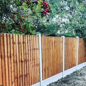 6FT x 7FT | Superior Heavy Duty Closeboard Garden Fence Panel | Treated, Brown | UC3 pressure treated, handmade in our yard, additional backing rails & topped with panel capping
