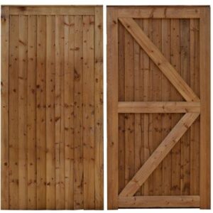 Heavy Duty Gate | Closeboard 1800mm x 1100mm | Fully Framed & Rebated | Made from the same timbers as our closeboard panels, fully framed, treated & rebated.