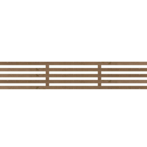 Slatted Garden Trellis 6FT x 2FT | Pressure Treated Brown | 10.00KG | Create enclosures, screens and feature structures, handmade with heavy duty batten.