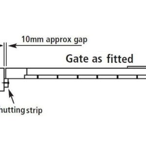 BESPOKE SIZE Heavy Duty Gate | Closeboard, Fully Framed | We make bespoke Heavy Duty Closeboard size gates and panels - we can make them Flat Topped or Bow Topped