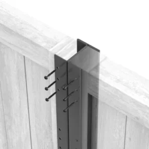 DURAPOST Classic Post | 2.7M (9FT) | Anthracite Grey - 55mm x 54mm | 7.10KG | Long lasting, easy install & aesthetically pleasing fence post, Galvanised steel.