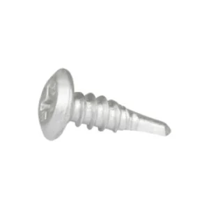 DURAPOST Pan Head Self Drilling Screws | Bag of 10 | Ruspert Silver | 4.8 x 16mm | Used For Attaching the DuraPost U Channel To Square Posts / Post Caps.