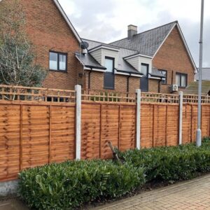 Square Garden Trellis 6FT x 1FT | Pressure Treated Brown | 10.00KG | Handmade with heavy duty batten, create enclosures, screens & structures in a garden