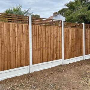 Slatted Garden Trellis 6FT x 1FT | Pressure Treated Brown | 8.00KG | Slatted trellis panels create enclosures, screens and feature structures in your garden.
