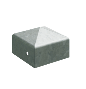DURAPOST Quick Post Cap for Classic Post | Galvanised | 55 x 58mm | provides a clean, weather-resistant top finish for your posts.