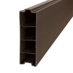 DURAPOST PRIMA Composite Gravel Board | 2.4M (8FT) | Sepia Brown | 4.08KG | Long lasting, easy to install & aesthetically pleasing composite gravel board