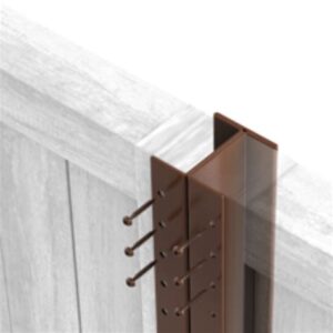 DURAPOST Classic Post | 2.7M (9FT) | Sepia Brown - 48mm | 8.00KG | Long lasting, easy to install, made from powder coated & pre galvanised steel