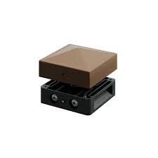 DURAPOST Quick Post Cap for Classic Post with Bracket | Sepia Brown | 75 x 75mm | Provides a clean, modern look while protecting the open top of the post