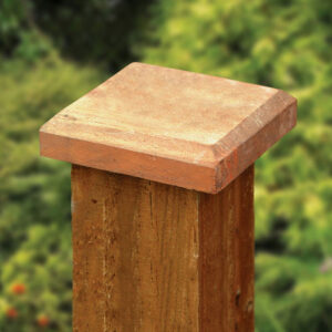 Wooden Post Capping | 120mm x 120mm | Brown