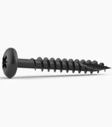 DURAPOST Pan Head Timber Screws | Box of 200 | Anthracite Grey | 4 x 40mm | Used for screwing fence panels to DuraPost posts for durability & reliability