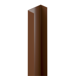 DURAPOST End Infill for Classic Post | 2100 x 48mm | Sepia Brown | A powder coated sepia brown finish suited for DuraPost Classic post infill applications.