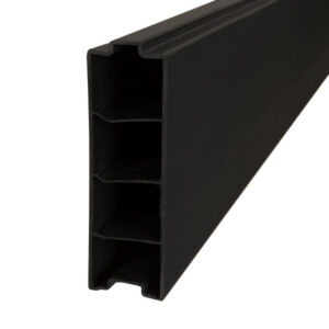 DURAPOST PRIMA Composite Gravel Board | 2.4M (8FT) | Black
