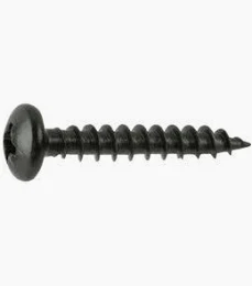 DURAPOST Pan Head Timber Screws | Bag of 10 | Black | 4 x 40mm